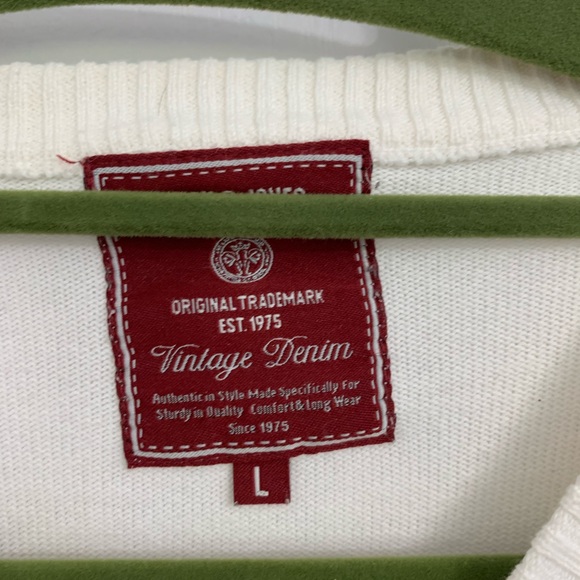 White Cotton Sweaters - Picture 2 of 3